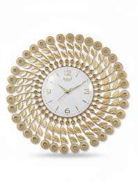 Roxon 1200 Gold Leaf Wall Clock - Roxon - Wall Clock 22 inch - Wall Clock,  Gold Wall Clock,  Decorative Clock - Image 6