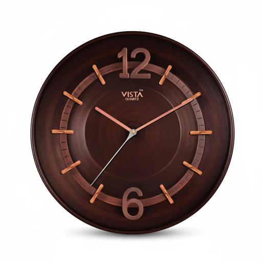 Vista 7020: Gold & Green Wall Clock key highlights
