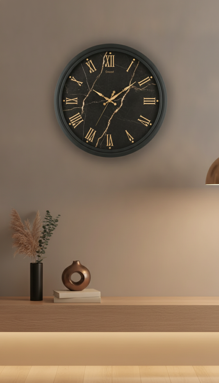 Sizzero 2200-Black Wall Clock - Decor 13