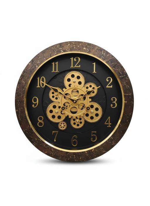 Sapna 3341 Marble Gear Wall Clock key highlights