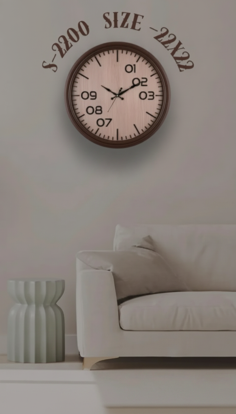 Sizzero 2200-Black Wall Clock - Decor 7