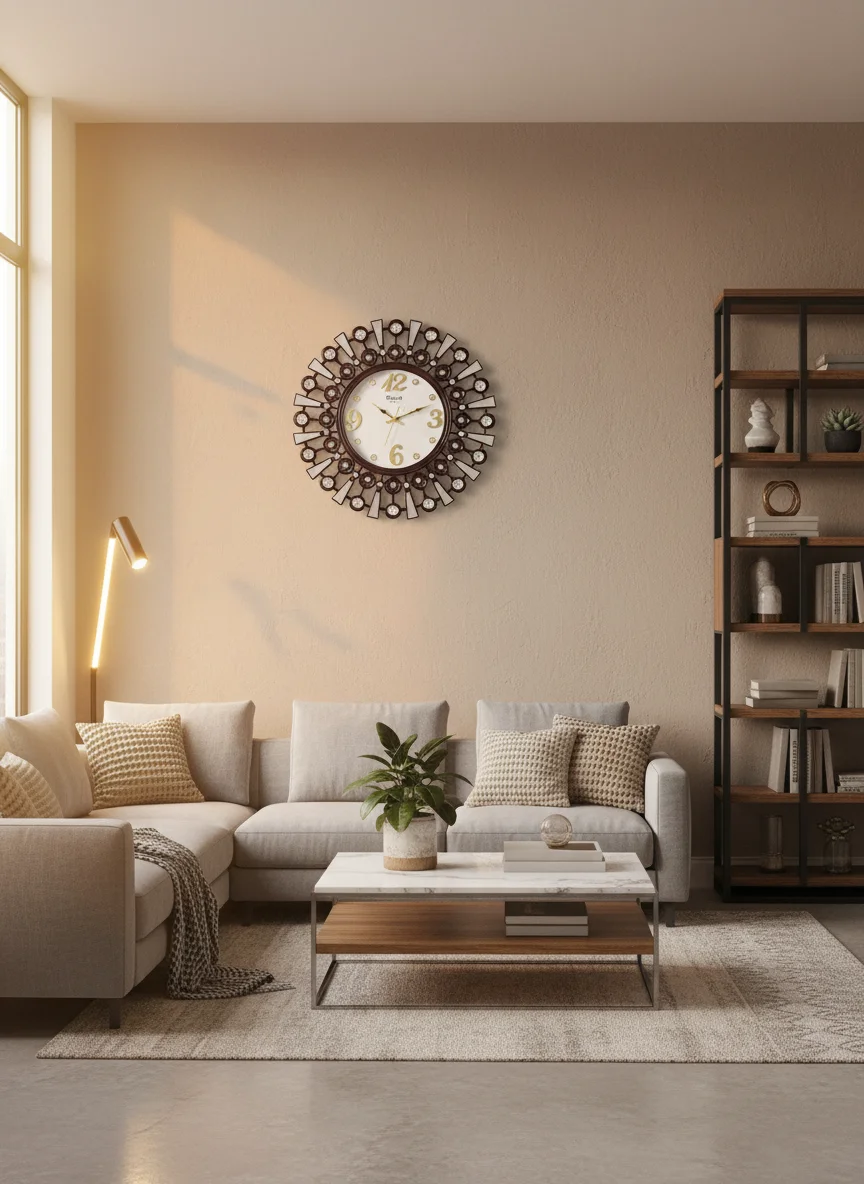 Roxon 888 Crystal Wall Clock lifestyle 4