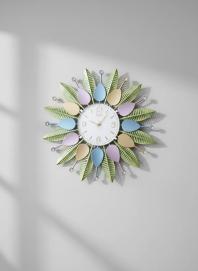 Roxon 1100 Leaf Design Wall Clock - Roxon - Wall Clock 26 inch - Wall Clock,  Leaf Design,  Metal Clock - Image 7