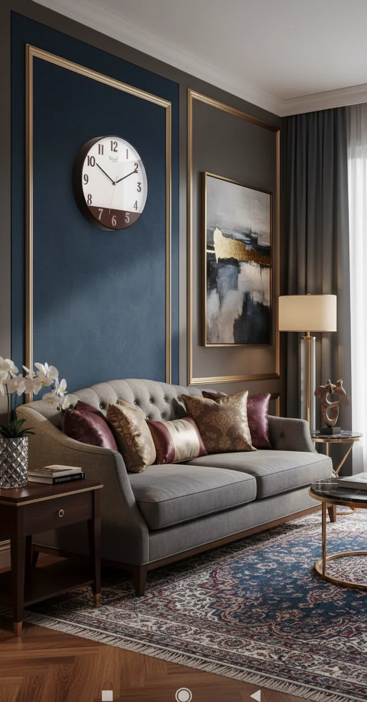 Sizzero 1408 Modern Wall Clock - Brown - Decor 5