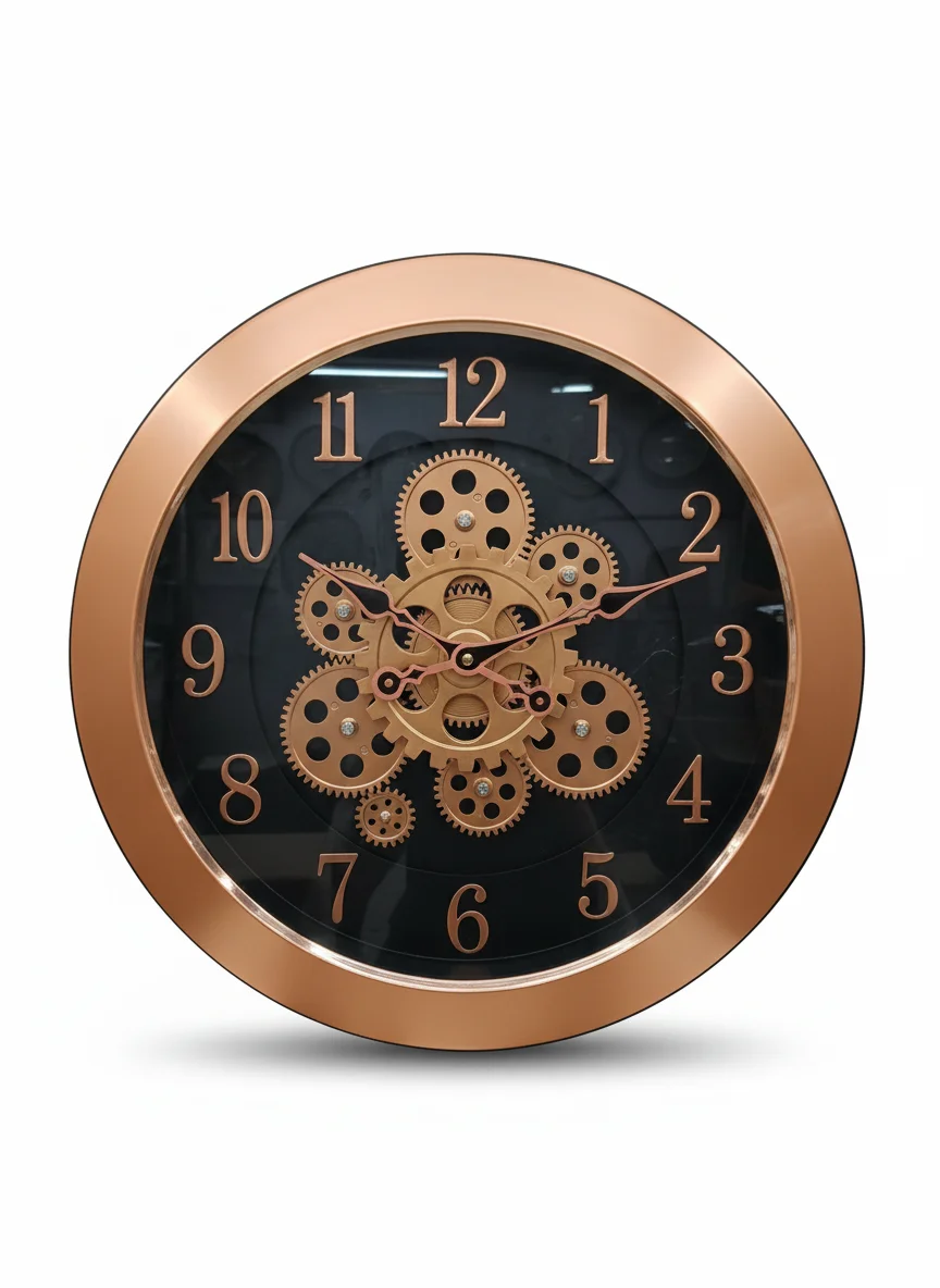 Sapna 3341 Marble Gear Wall Clock - Sapna - Wall Clock 16 inch - Wall Clock, Gear Clock, Marble Clock - Image 2