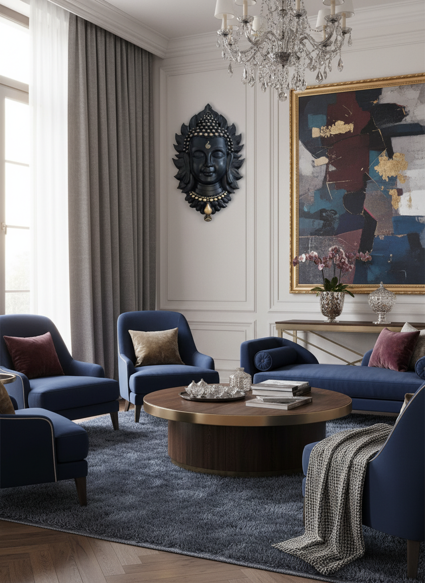 Sizzero BuddhaFace-golden - Decor 11