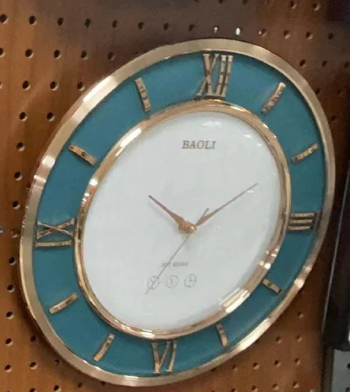 The clock Factory SP 751 F -ROSE-GOLD - The clock Factory - Wall Clock 16 inch - Wall Clock, Oval Design, Teal Decor - Image 5