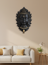 Sizzero BuddhaFace-blackgolden - Sizzero - Wall Art  - [] - Image 7