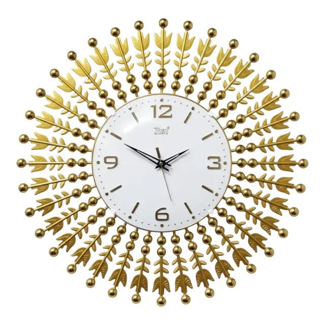 Theo 5154 Gold Sunburst Wall Clock