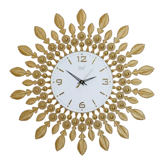 Theo 5155 Gold Leaf Wall Clock