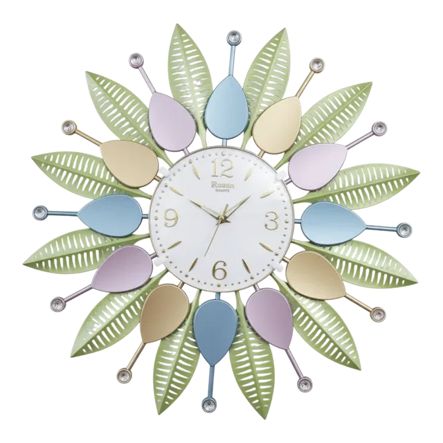 Roxon 1100 Leaf Design Wall Clock