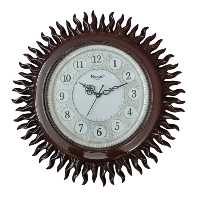 Roxon Sunburst Wall Clock - Elegant Home Decor