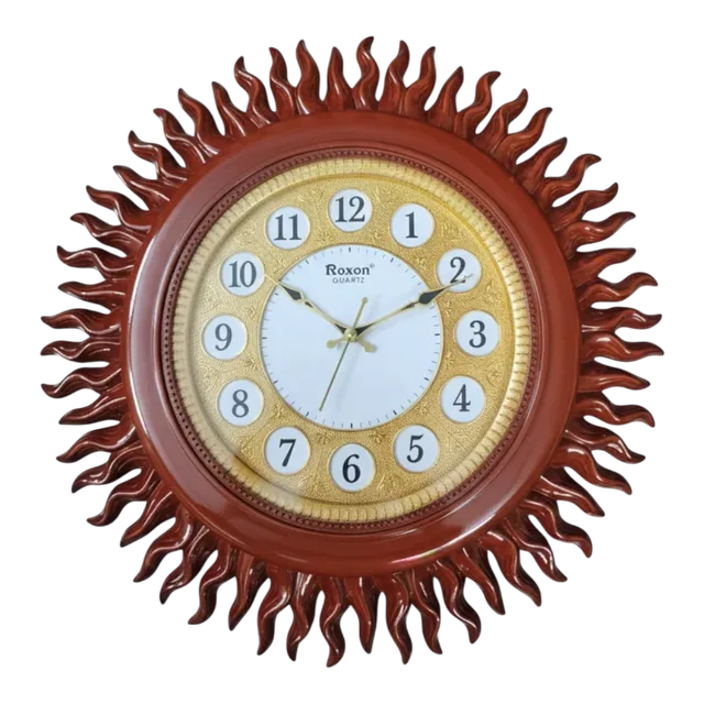 Roxon Sunburst Wall Clock - Elegant Home Decor