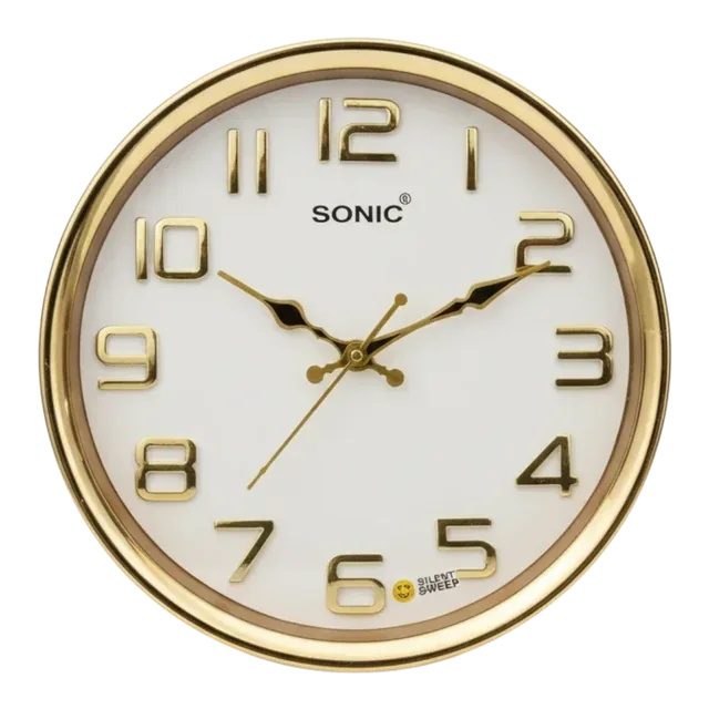 Sonic 1061dx Gold Wall Clock