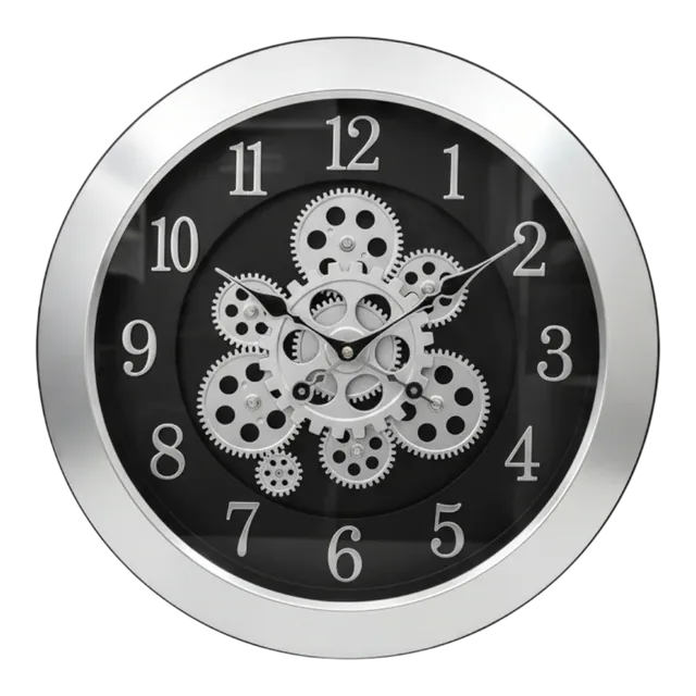 Sapna 3341 Marble Gear Wall Clock