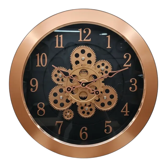 Sapna 3341 Marble Gear Wall Clock