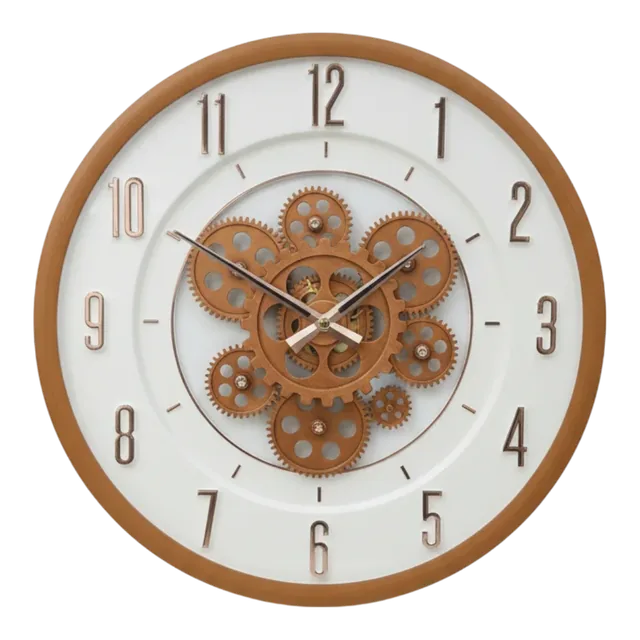 Pride 9094 Gold Gear Wall Clock - Pride - Wall Clock 18 inch - Wall Clock, Gear Clock, Gold Frame - Image 9