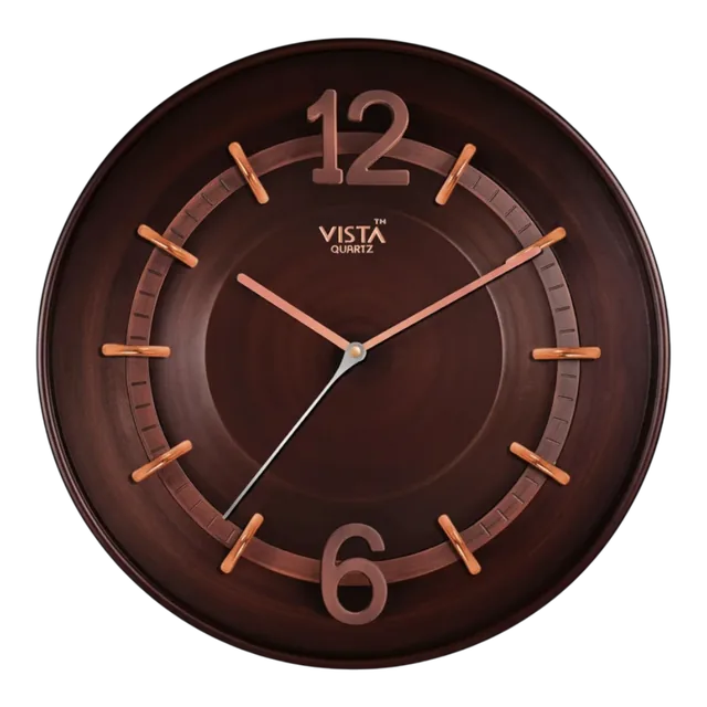 Vista 7020: Gold & Green Wall Clock