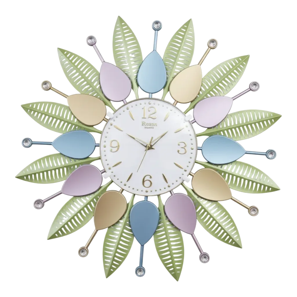 Roxon 1100 Leaf Design Wall Clock