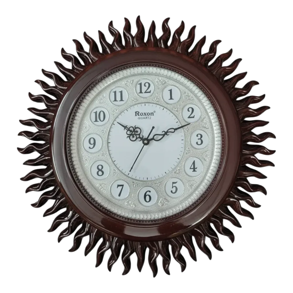 Roxon Sunburst Wall Clock - Elegant Home Decor
