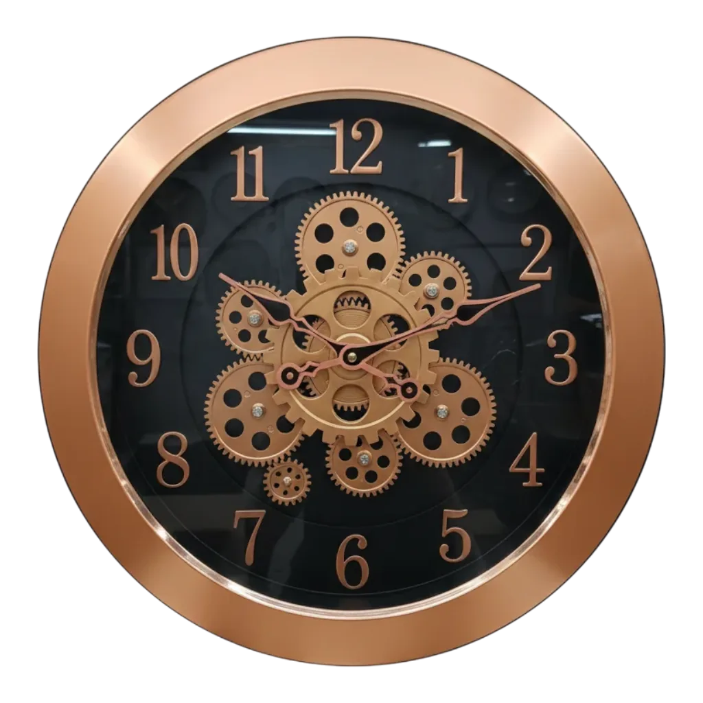 Sapna 3341 Marble Gear Wall Clock