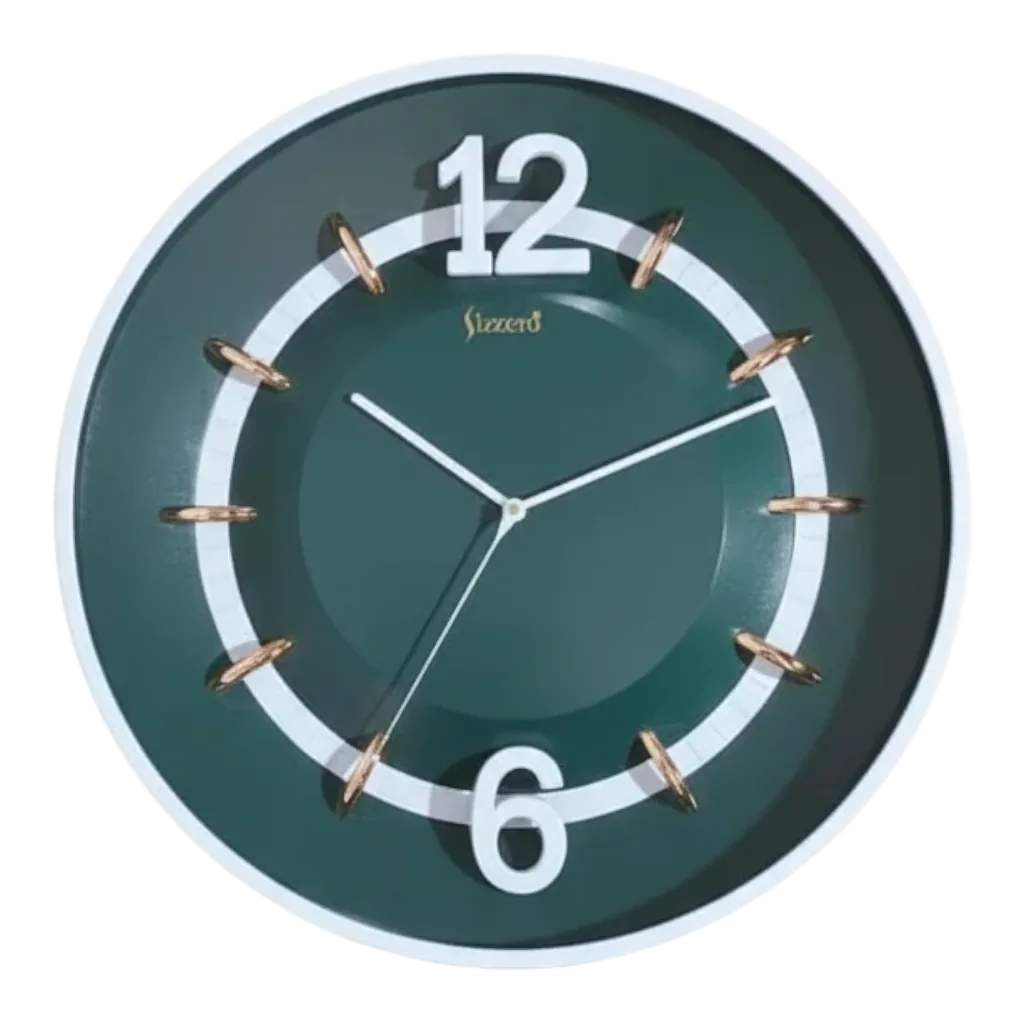 Sizzero 1806 Bronze Wall Clock - Modern Elegance