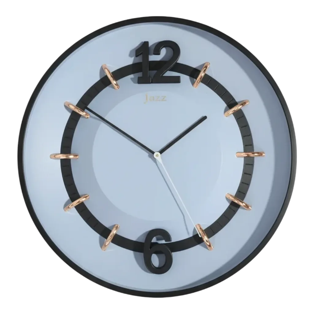 Sizzero 1806 Bronze Wall Clock - Modern Elegance