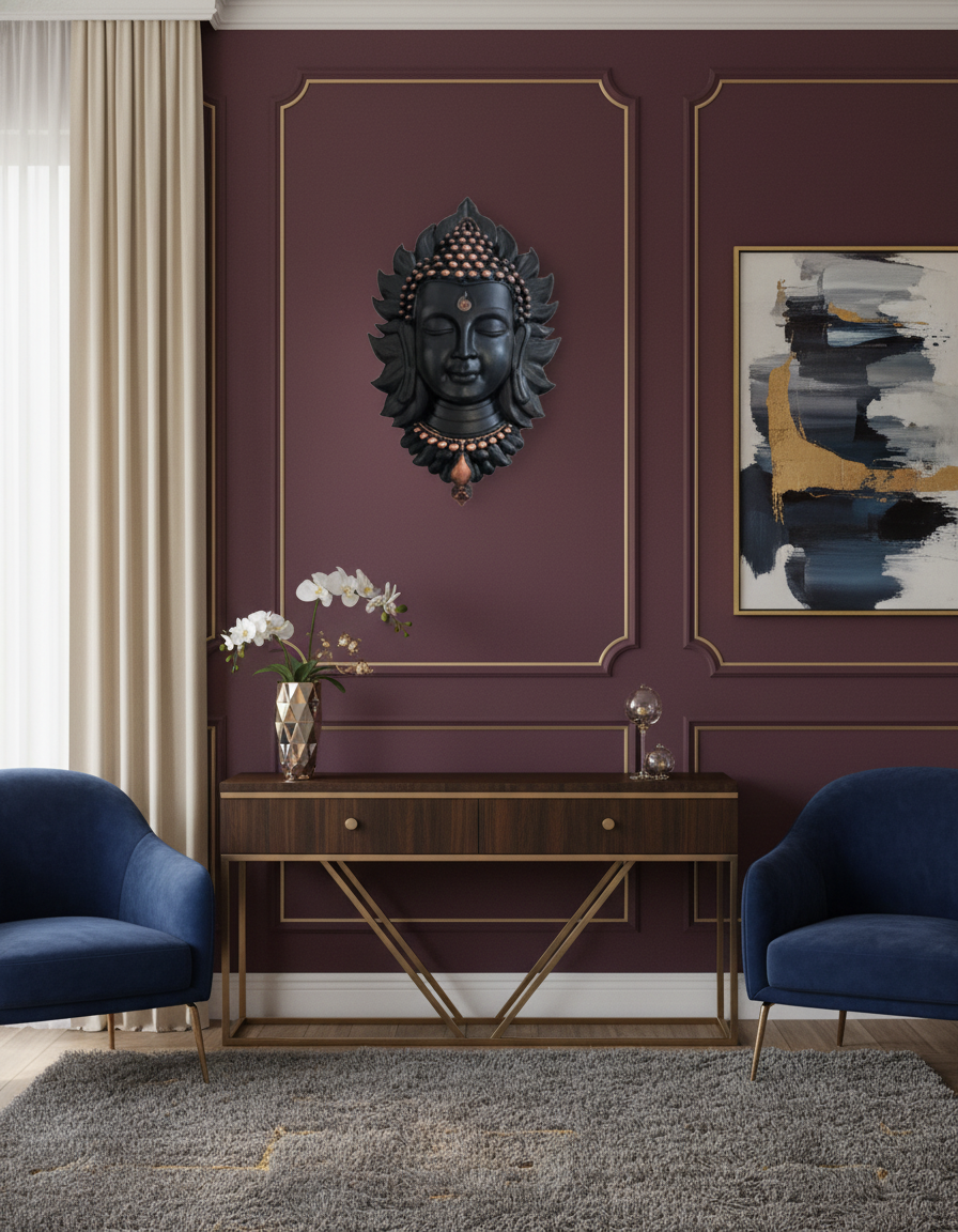 Sizzero BuddhaFace-golden - Decor 5