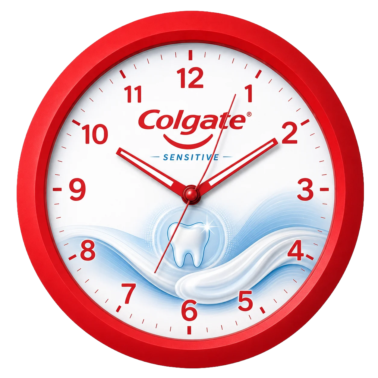 11 Inch Round Wall Clock, round, 11 inch - custom promotional clock