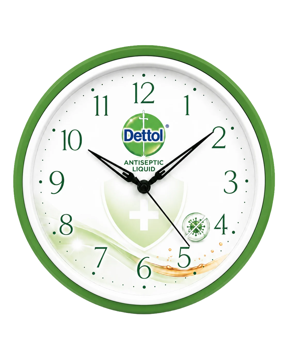 10 Inch Round Plastic Wall Clock, round, 10 inch - custom promotional clock
