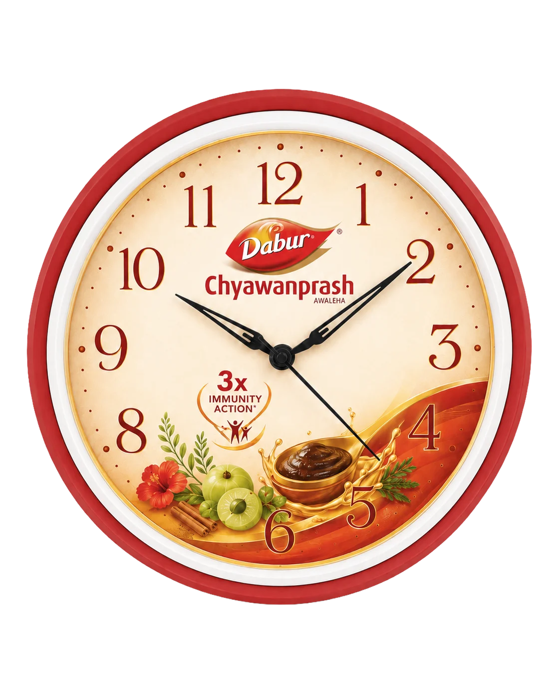 Round Promotional Wall Clock, round, 10 inch - custom promotional clock