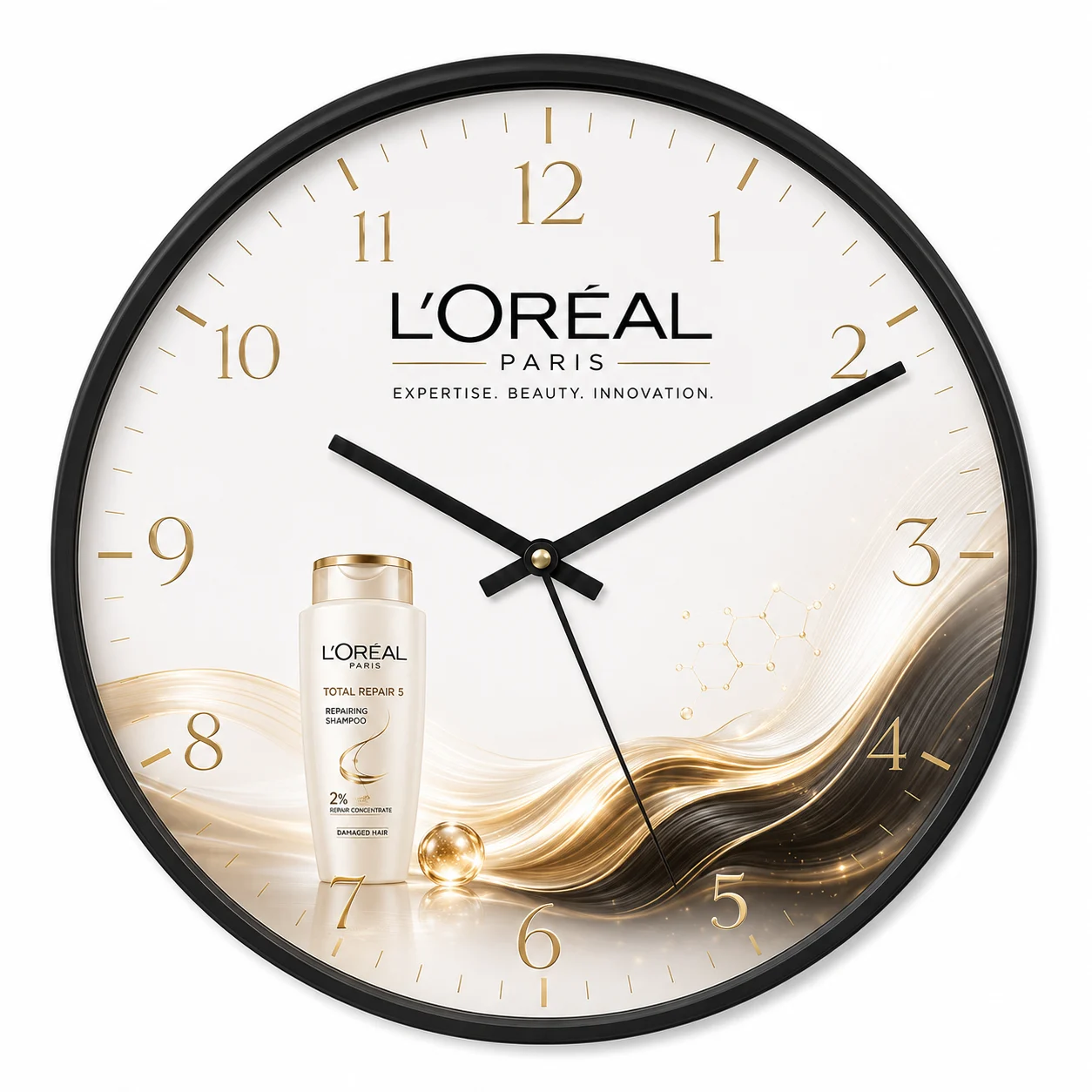 Round Promotional Wall Clock, round, 12 inch - custom promotional clock