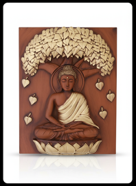 Theo Gautam Buddha Wall Art - 22x17" - Theo - Wall Art 22 inch - Gautam Buddha, Wall Art, Buddha Decor - Image 6