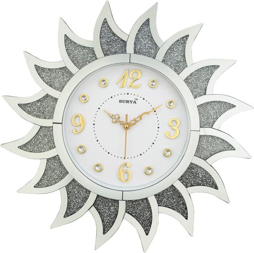 Surya S219 Glitter Sunburst Wall Clock key highlights